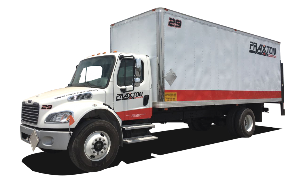 Dry van straight truck